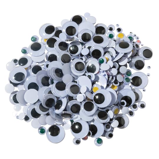 Creativity Street® Assorted Size Wiggle Eyes Classroom Pack, 500ct.